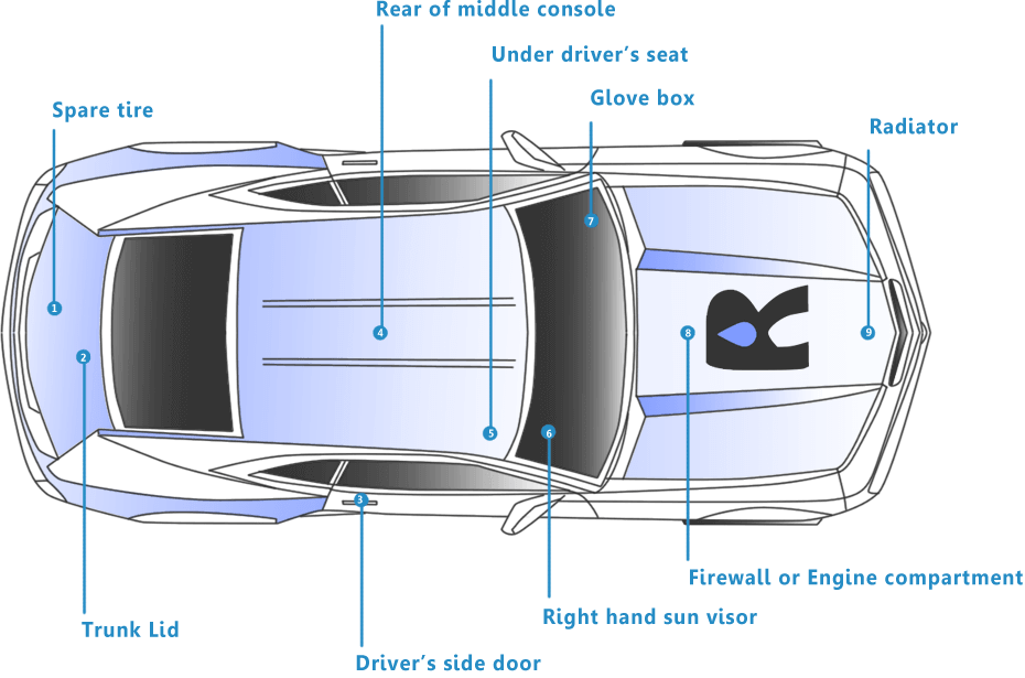 How to find Aston Martin Car Paint car paint colour codes
